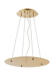 D0720  Additions 490mm 3m Suspension Plate (Max Load 20kg) French Gold, Painted Gold